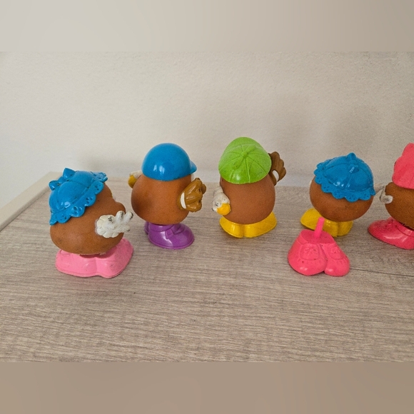 Mr Potato Head Spud Kids Figures Vintage 1980 Lot of 6 Hasbro & Playskool Toys - Picture 8 of 8
